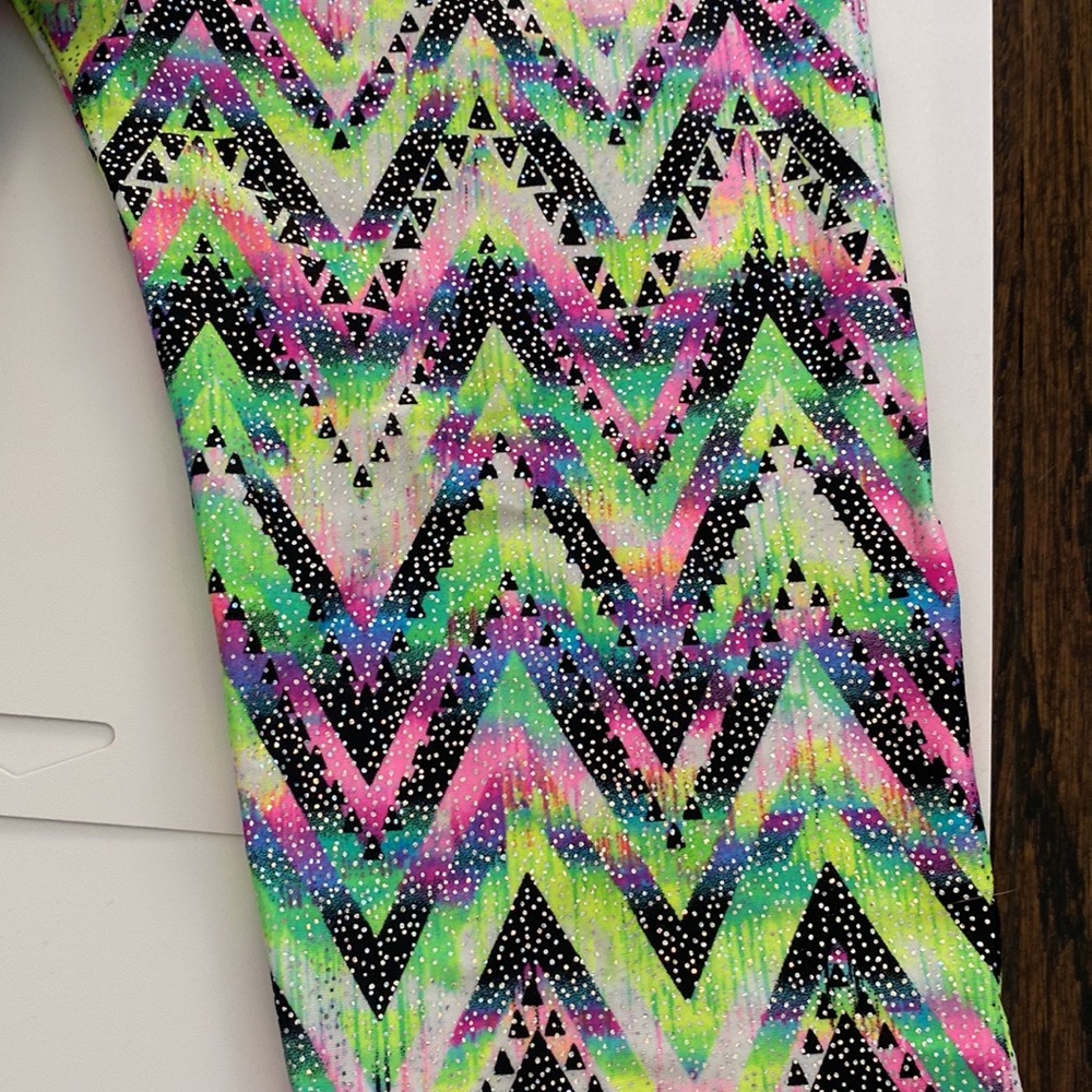 Girls Dori creations capri leggings 6x - Picture 4 of 8